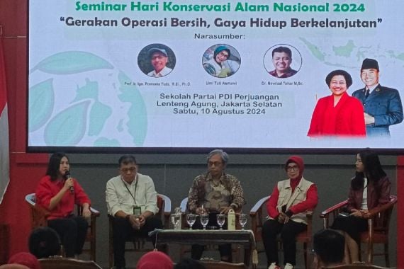 Diskusi Menyambut Hari Konservasi Alam, Vita PDIP Bicara Anggaran Pengelolaan Sampah - JPNN.COM