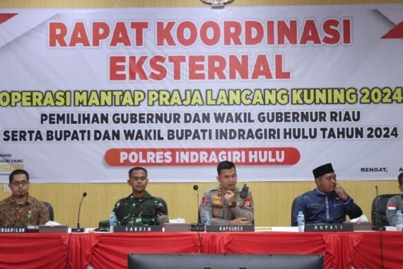 Amankan Pilkada 2024, Polres Inhu Gelar Rapat Koordinasi - JPNN.COM