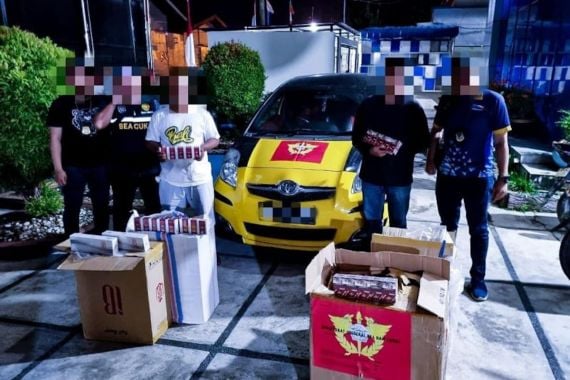 2 Kali Operasi Penindakan, Bea Cukai Teluk Nibung Sita 52.370 Batang Rokok Ilegal - JPNN.COM