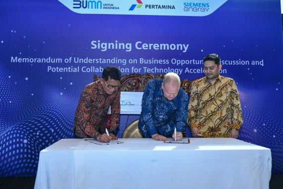 Pertamina dan Siemens Energy Siap Berkolaborasi Wujudkan Transisi Energi Berkelanjutan - JPNN.COM