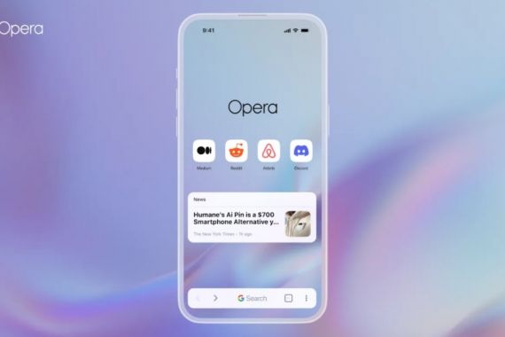 Tampilan Baru Opera One di iOS, Termasuk Fitur Baru - JPNN.COM