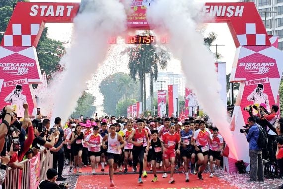 PDIP Gelar Soekarno Run, Usung Tema Berlari di Atas Kaki Sendiri - JPNN.COM