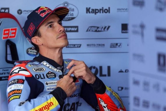 Marc Marquez Lempar Handuk dalam Persaingan Juara MotoGP 2024? - JPNN.COM