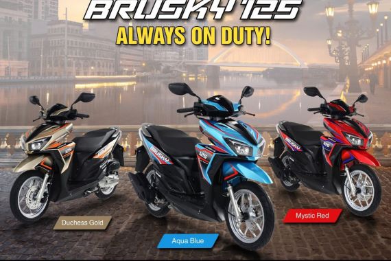 Tantang Honda Vario 125, Kawasaki Meluncurkan Brusky 125, Cek Harganya di Sini - JPNN.COM