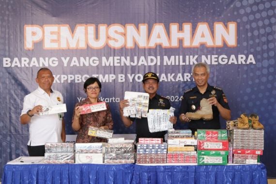 Bea Cukai Yogyakarta Musnahkan Barang Eks Penindakan, Sebegini Nilainya - JPNN.COM