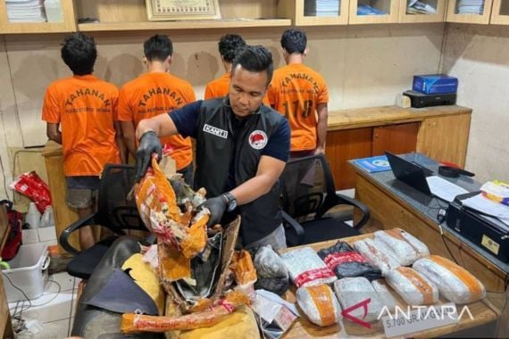 Ganja 5,7 Kg Rencananya Dikirim ke Jakarta, Lampung, dan Pekanbaru - JPNN.COM