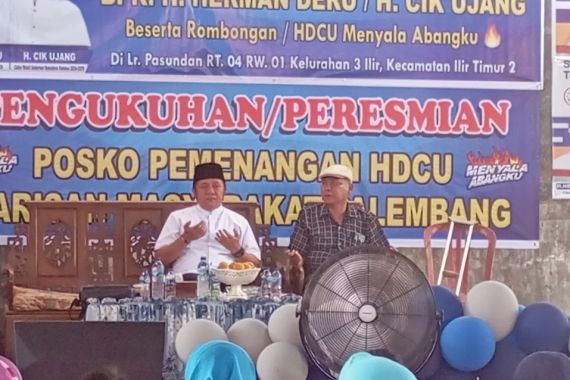 Tim Barisan Masyarakat Palembang Ditargetkan Raih 60% Suara untuk HDCU - JPNN.COM