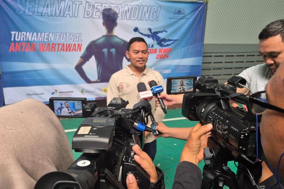 KWP Gelar Turnamen Futsal, Ariawan: Ajang Silaturahmi Wartawan Parlemen - JPNN.COM