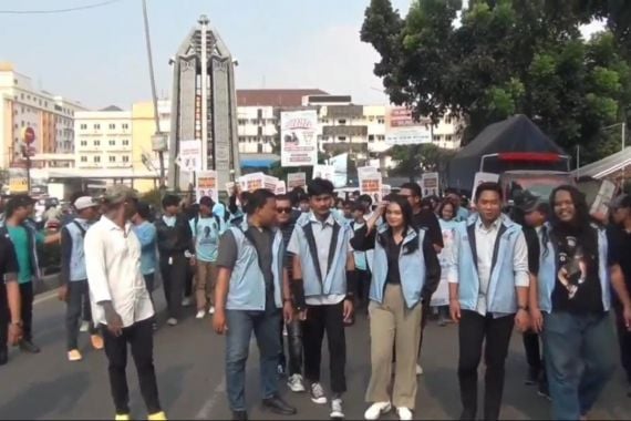 Apel Akbar Sukarelawan Bison Dukung Pasangan Andra-Dimyati di Pilkada Banten - JPNN.COM