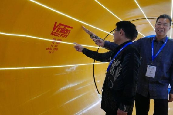 Vinilon Group Luncurkan Pipa KRAH Berstandar Internasional di Indo Water Expo & Forum 2024 - JPNN.COM