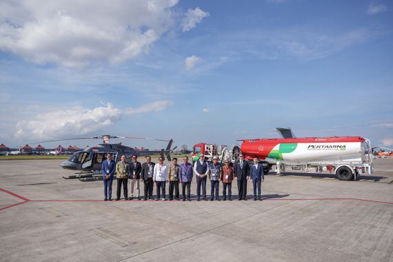 Pertamina, SGI, dan Bell Textron Tingkatkan Penggunaan SAF untuk Dekarbonisasi Helikopter - JPNN.COM