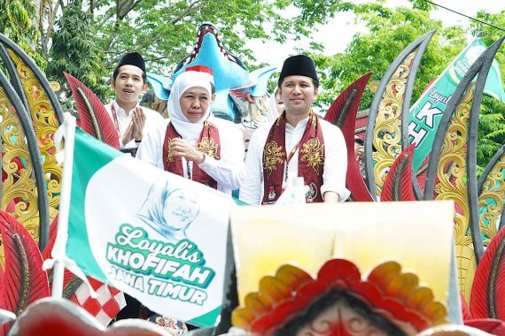 Warga Jawa Hingga Madura Kompak Pilih Khofifah-Emil di Pilgub 2024 - JPNN.COM