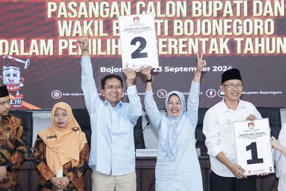 Dapat Nomor Urut 2, Wahono-Nurul Siap Ikuti Jejak Kemenangan Prabowo di Pilpres 2024 - JPNN.COM