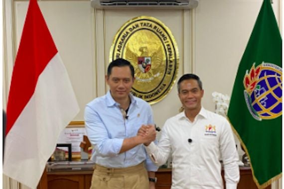 Menteri AHY Ucapkan Selamat Kepada Ketum Kadin Indonesia Anindya Bakrie - JPNN.COM