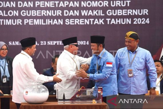 Isran Noor-Hadi Nomor 1, Pasangan Rudy-Seno Urutan 2 - JPNN.COM