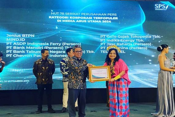 Borong 3 Penghargaan Media Relations dari Serikat Perusahaan Pers, ASDP: Bentuk Pengakuan - JPNN.COM