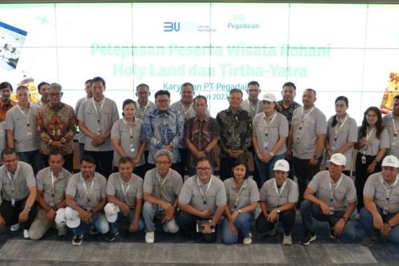 Pegadaian Berangkatkan Ratusan Karyawan Terbaik untuk Wisata Religi - JPNN.COM