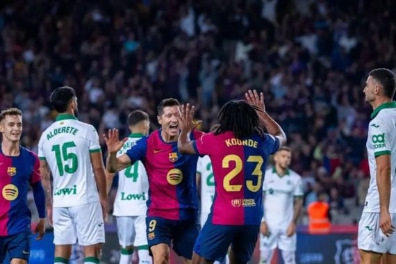 Barcelona vs Getafe: Gol Lewandowski Bawa Barca Menang Tipis 1-0 - JPNN.COM