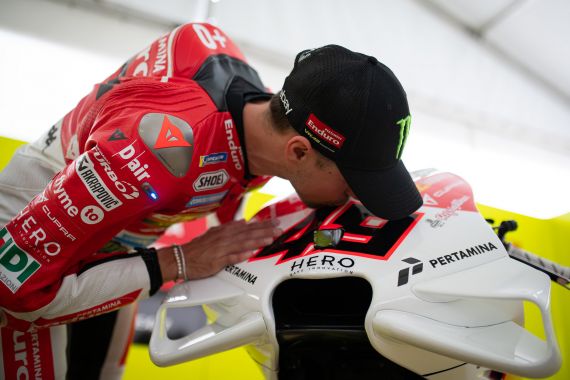 MotoGP Indonesia: Mengintip Livery Baru Pertamina Enduro VR46 Racing Team, Bernuansa Merah-Putih - JPNN.COM