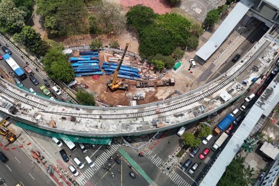 LRT Jakarta Velodrome-Rawamangun Diuji Coba 30 September - JPNN.COM