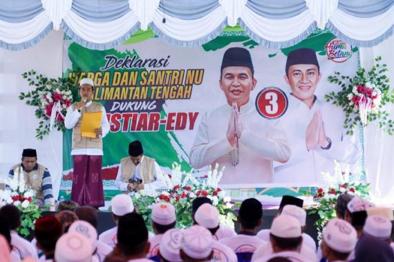 Santri & Warga NU Kalteng Deklarasikan Dukungan Agustiar-Edy di Pilgub 2024 - JPNN.COM