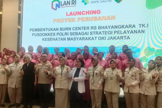 AKBP. dr. Huntal Napoleon Luncurkan Burn Center RS Bhayangkara TK.I Pusdokkes Polri - JPNN.COM