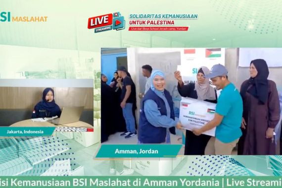 BSI Maslahat Laporkan Penyaluran Bantuan kepada Rakyat Palestina Secara Langsung - JPNN.COM