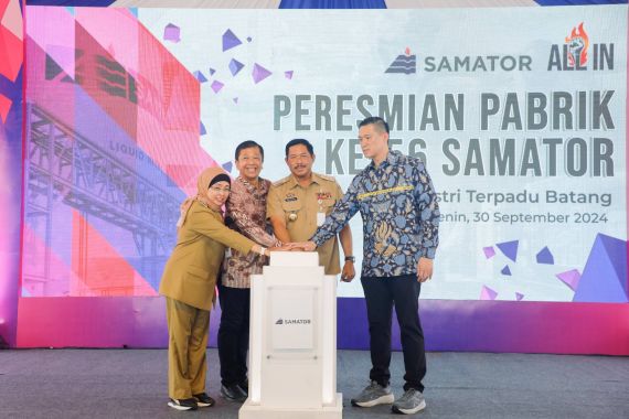 Pj Gubernur Jateng Resmikan Pabrik Samator di KITB - JPNN.COM