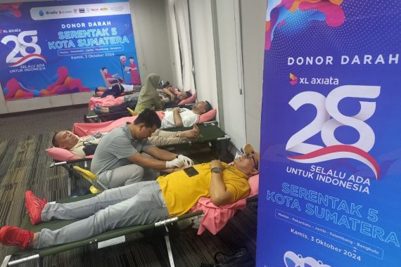 XL Axiata Gelar Donor Darah di 5 Kota Sumatera Secara Serentak - JPNN.COM