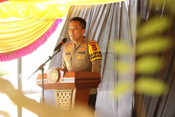 Pilkada 2024, Polres Banyuasin Laksanakan Cooling System di Kecamatan Muara Padang - JPNN.COM