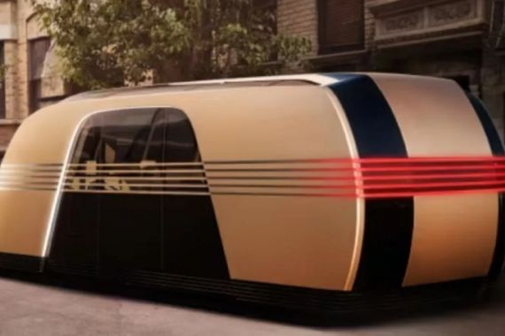 Tesla Robovan, Bus Listrik yang Punya Tampilan Retro-Futuristik - JPNN.COM