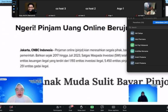 Lewat Webinar, Kemenkominfo Ajak Masyarakat Waspadai Jeratan Pinjaman Online - JPNN.COM