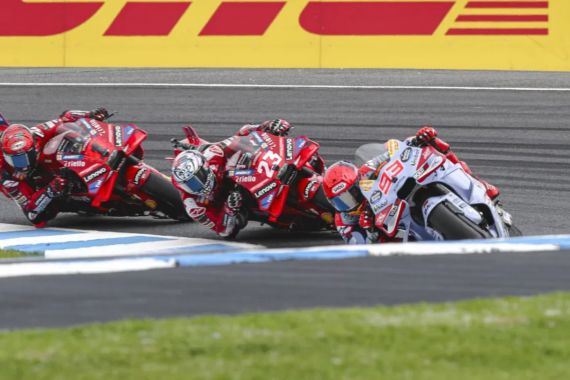 WUP MotoGP Australia: Marquez Pertama, Pecco Marah-Marah - JPNN.COM