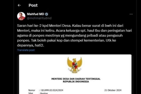 Keras! Wanto Anggap Surat yang Diterbitkan Yandri Susanto Bentuk Abuse of Power - JPNN.COM