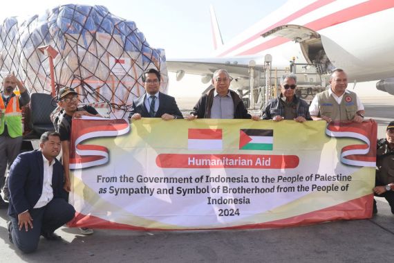 Bantuan Kemanusiaan Indonesia untuk Palestina Sudah Tiba di Yordania - JPNN.COM