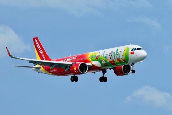 Pesawat Vietjet Perdana Menggunakan Bahan Bakar Penerbangan Berkelanjutan - JPNN.COM