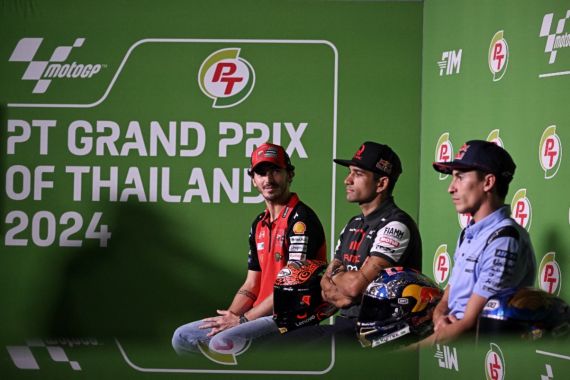 Live Streaming FP1 MotoGP Thailand, Pecco Bilang 20 Poin Tak Besar - JPNN.COM