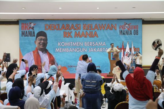 Relawan Prabowo 08 Mania Dukung Ridwan Kamil-Suswono, Siap Menangkan Satu Putaran - JPNN.COM