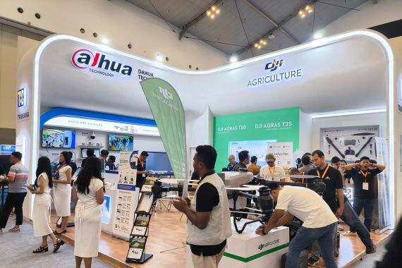 PT Tribuana Solusi Inovasi Teknologi Kenalkan Drone DJI & CCTV Dahua di Indocomtech 2024 - JPNN.COM