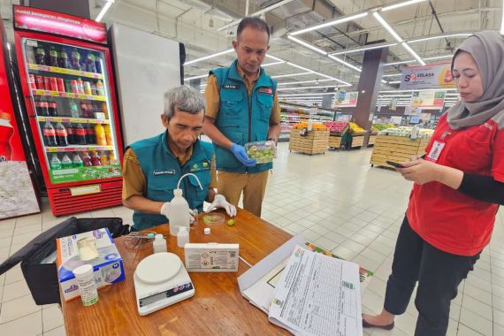 Hasil Rapid Test DKPP, Anggur Muscat yang Beredar di Kota Bandung Aman untuk Dikonsumsi - JPNN.COM