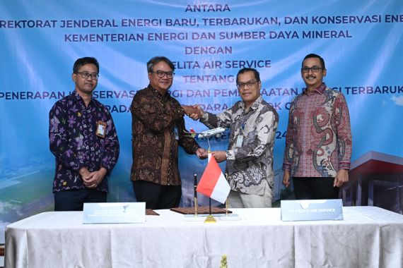 Pelita Air & Ditjen EBTKE Berkolaborasi Wujudkan Bandara Pondok Cabe Ramah Lingkungan - JPNN.COM