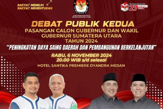 Penting, KPU Ingatkan 2 Pasangan Cagub Sumut Soal ini - JPNN.COM