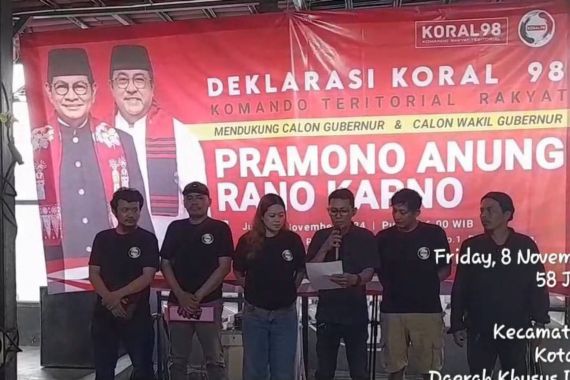 Dukung Pramono-Rano, Koral 98 Siap Adang Isu Kampanye Hitam - JPNN.COM