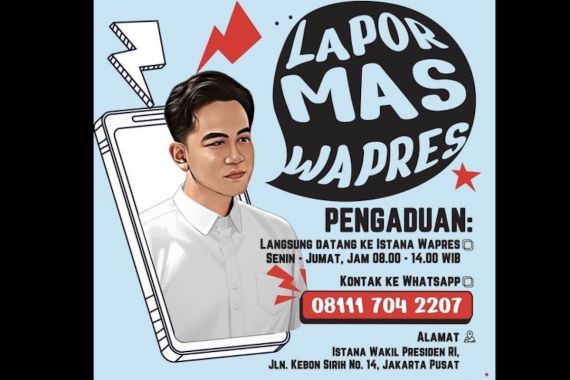 Mulai Besok, Gibran Buka Layanan Pengaduan Lapor Mas Wapres - JPNN.COM