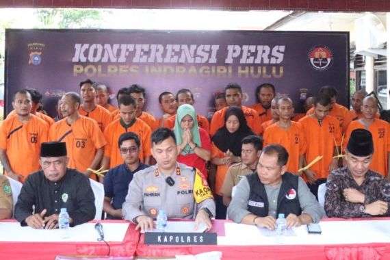 Tangkap 28 Pelaku Tindak Pidana Narkotika, Polres Inhu Berkomitmen Selamatkan Generasi Muda - JPNN.COM