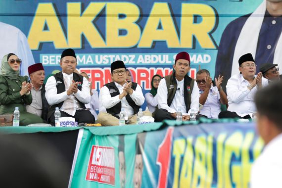 Ketemu UAS, Cak Imin Optimistis Abdul Wahid jadi Gubernur Riau - JPNN.COM