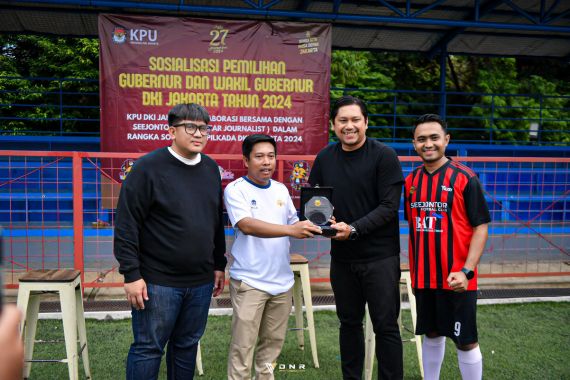 Gandeng Klub Sepak Bola Jurnalis, KPU DKI Ajak Masyarakat Berkontribusi di Pilkada - JPNN.COM