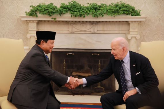 Bertemu Joe Biden, Prabowo Janji Perkuat Hubungan Indonesia-Amerika Serikat - JPNN.COM