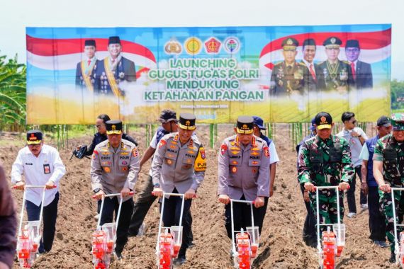 Gugus Tugas Polri Tancap Gas Dukung Ketahanan Pangan - JPNN.COM