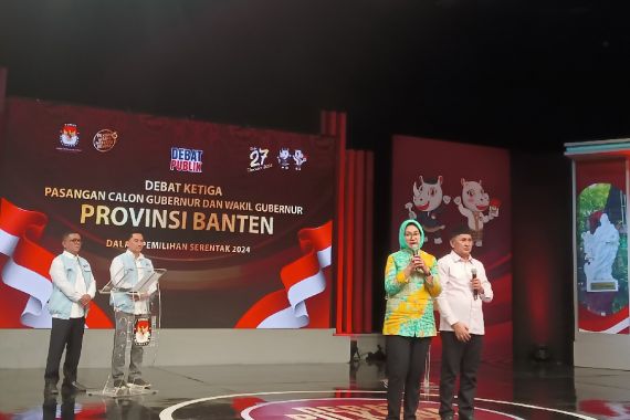 Debat Pilgub Banten, Paslon Nomor Urut 1 & 2 Adu Gagasan Soal Pengentasan Pengangguran - JPNN.COM